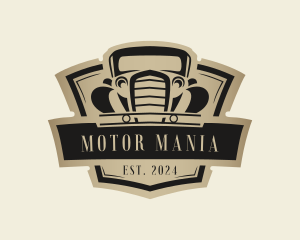 Vintage Car Transportation logo design