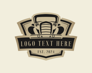 Vintage - Vintage Car Transportation logo design