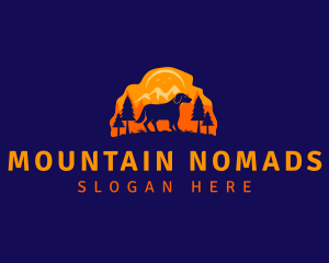 Mountain Dog Animal logo design