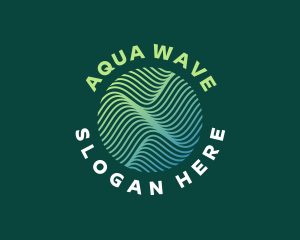 Surf Water Wave logo design