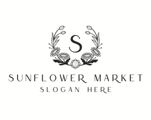 Sunflower Tulip Flower  logo