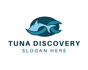 Blue Ocean Fish logo design