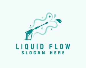 Water Pressure Washing logo design