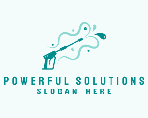 Water Pressure Washing logo design