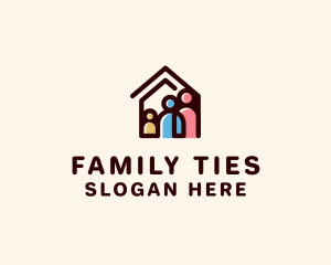 Family Adoption House logo design