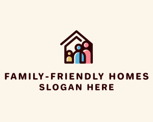 Family Adoption House logo design