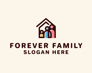 Family Adoption House logo design