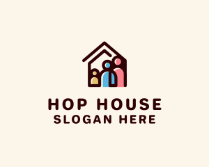 Family Adoption House logo design