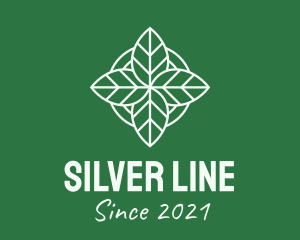 Leaves Line Art logo design