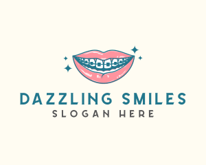 Dental Teeth Brace logo