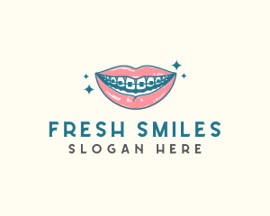 Dental Teeth Brace logo