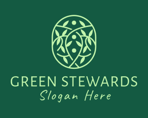 Green Vine Garden logo design