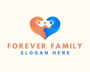Family Heart Love logo design