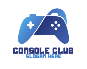 Blue Console Controller logo design