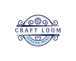 Needle Tailoring Craft  logo design