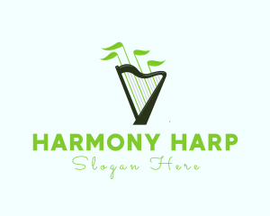 Organic Music Harp logo