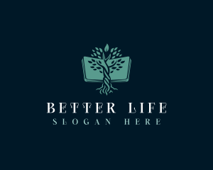 Life Tree Book logo design