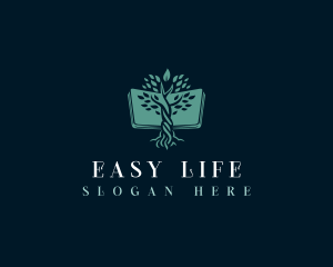 Life Tree Book logo design