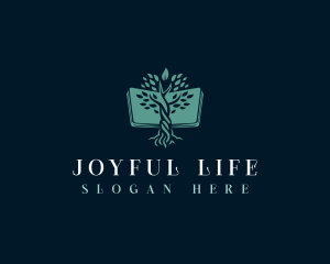 Life Tree Book logo design