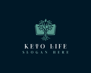 Life Tree Book logo design