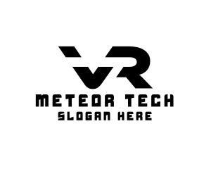 Modern Tech VR Gaming logo design