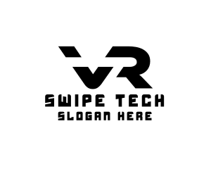 Modern Tech VR Gaming logo design