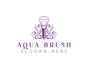 Makeup Brush Cosmetics logo design