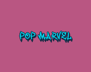 Funky Pop Graffiti logo design