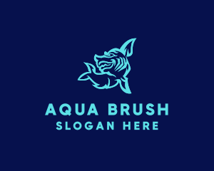 Aquatic Shark Esports  logo design