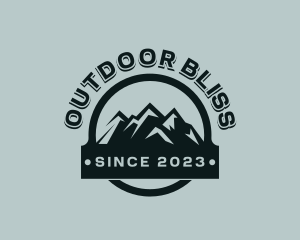 Mountain Peak Hiking logo design