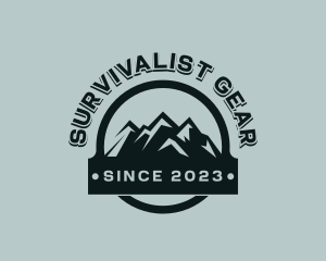 Mountain Peak Hiking logo design