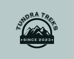 Mountain Peak Hiking logo design