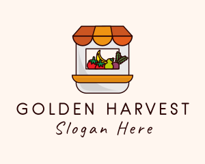 Fruit Vegetable Supermarket logo design