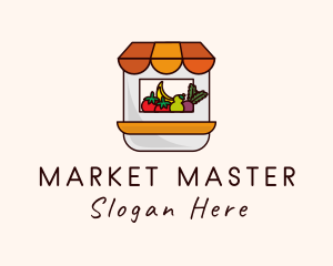 Fruit Vegetable Supermarket logo design