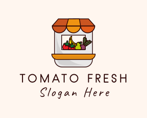 Fruit Vegetable Supermarket logo design