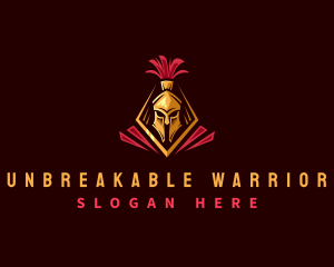 Spartan Warrior Gamer logo design