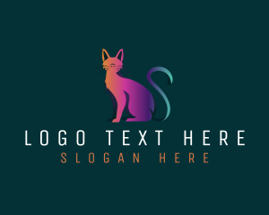 Digital Feline Cat Logo