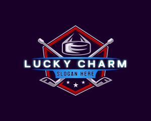 Hockey Sports Tournament Logo