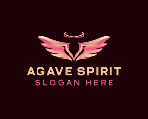 Guardian Angel Wings logo design