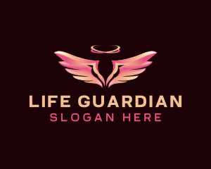 Guardian Angel Wings logo design