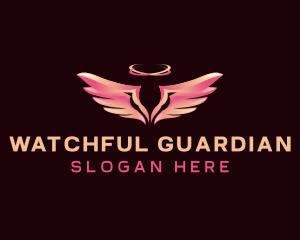 Guardian Angel Wings logo design