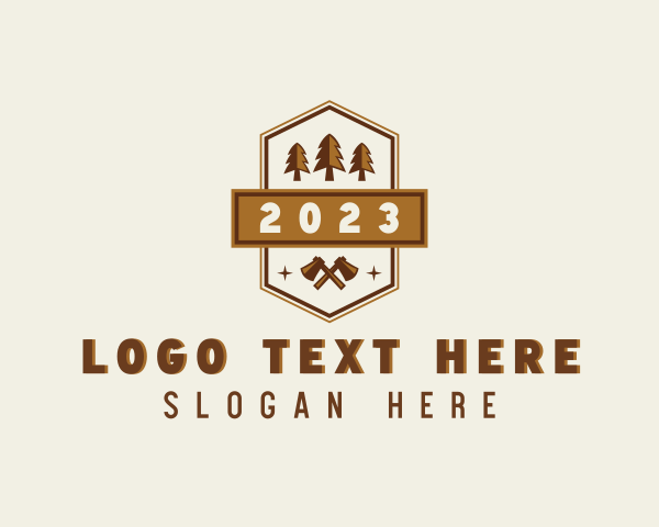 Woodworking logo example 2