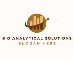 Analytics Graph Planet logo design