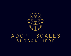 Wild Lion Animal logo design