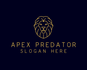 Wild Lion Animal logo design