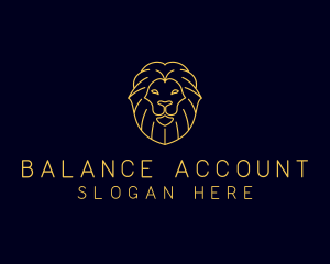 Wild Lion Animal logo design