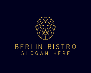 Wild Lion Animal logo design