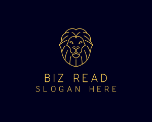 Wild Lion Animal logo design