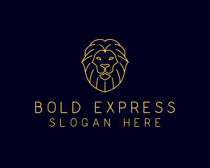 Wild Lion Animal logo design