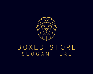 Wild Lion Animal logo design